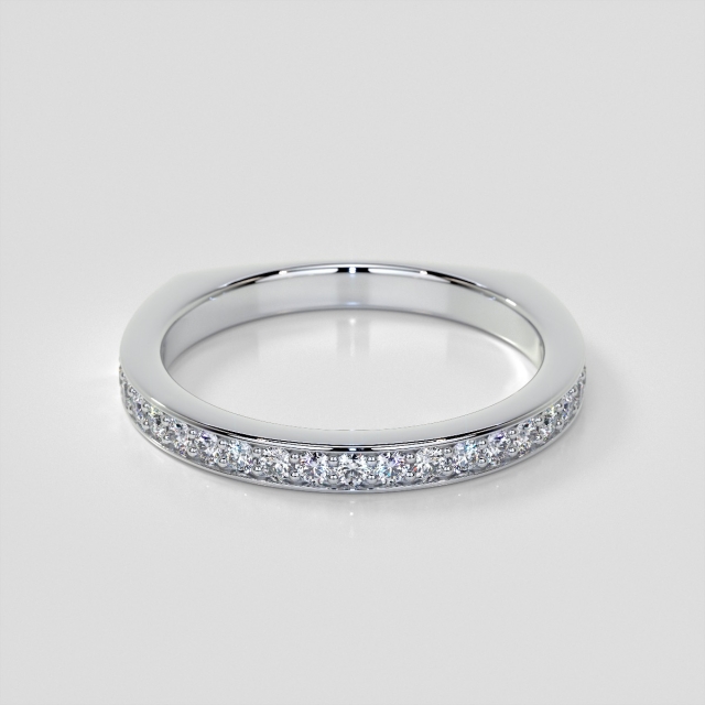 Euro-Style Channel Wedding Band Set with Lab Grown Diamonds 